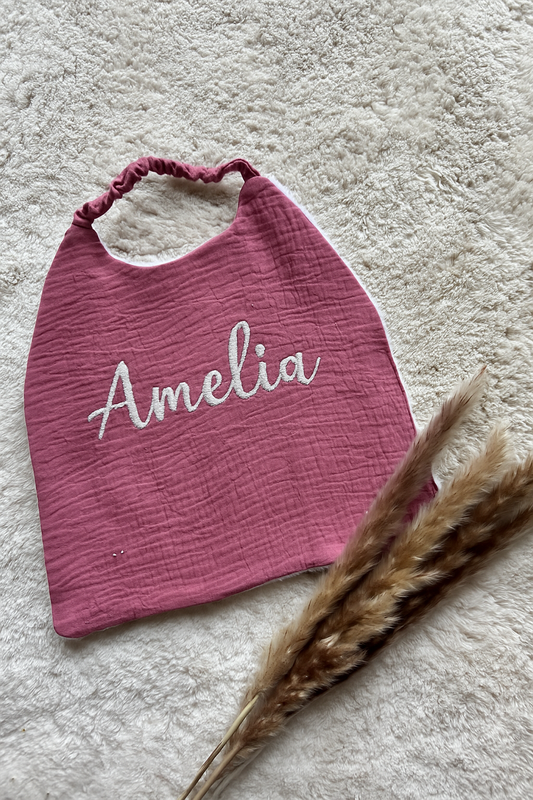 Grands bavoirs gaze de coton