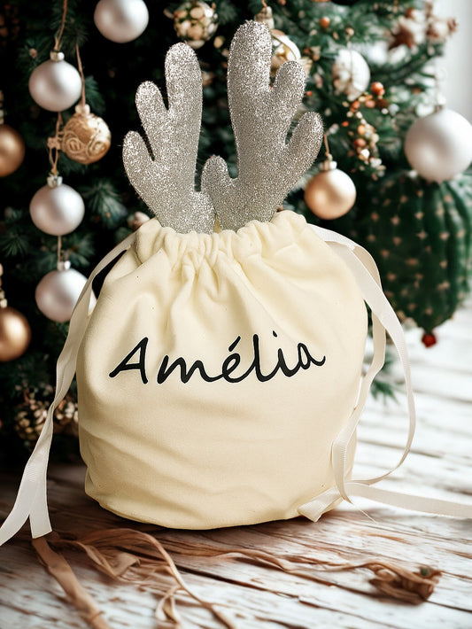 Pochon de Noël personnalisé