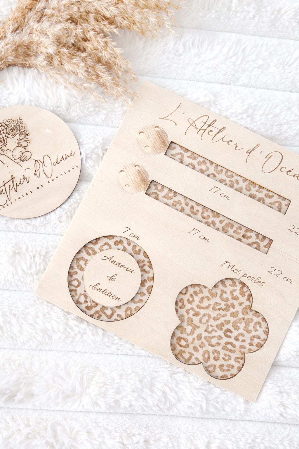 Planche gabarit attache tétine