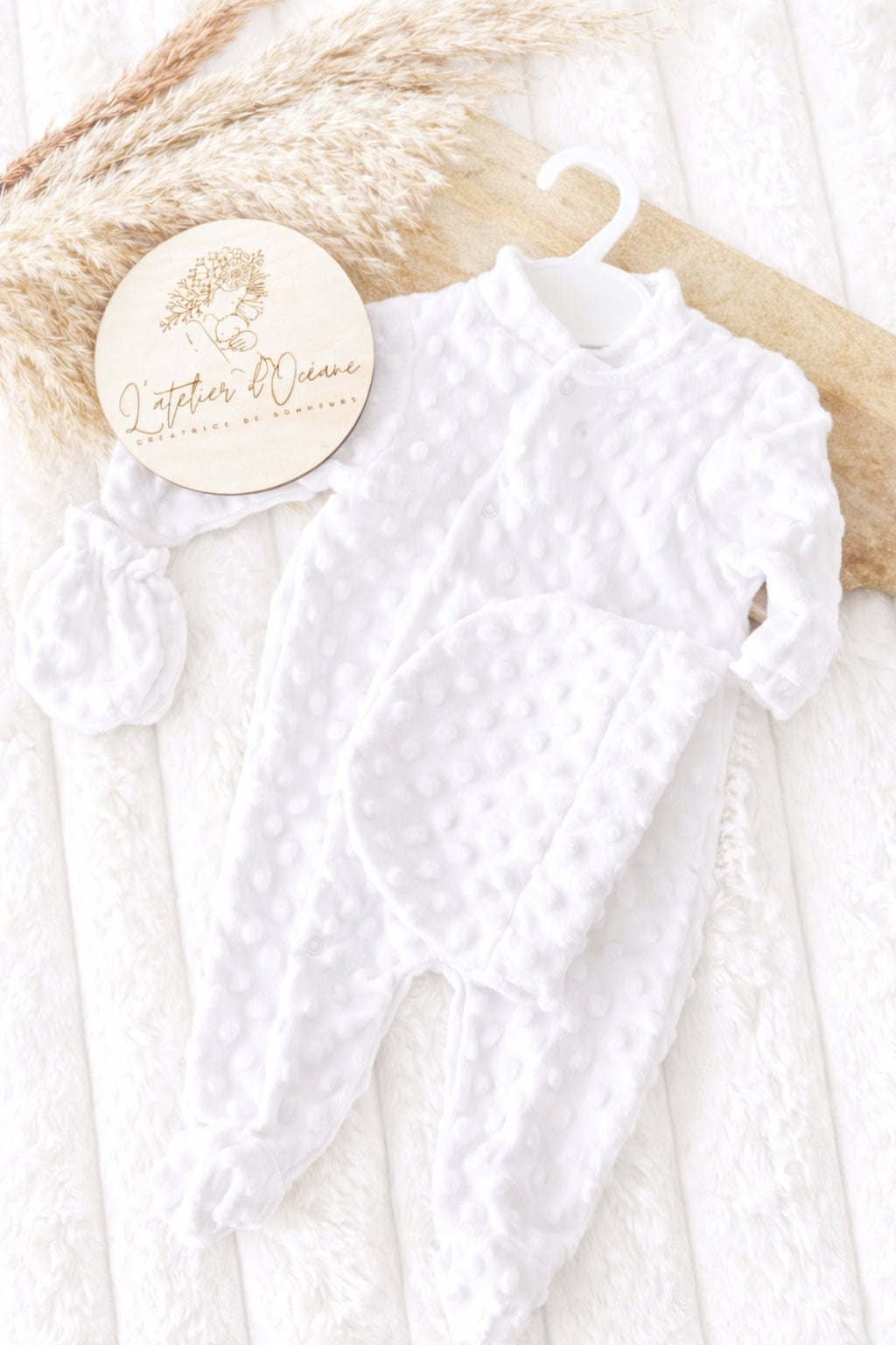 Ensemble naissance 3 pièces - Minky