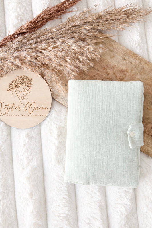 Protège carnet de santé - Gaze de coton