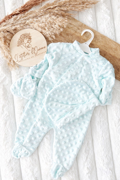 Ensemble naissance 3 pièces - Minky