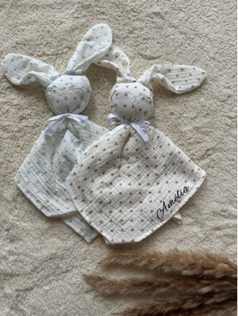 ♡  Doudou lapin cœur  ♡