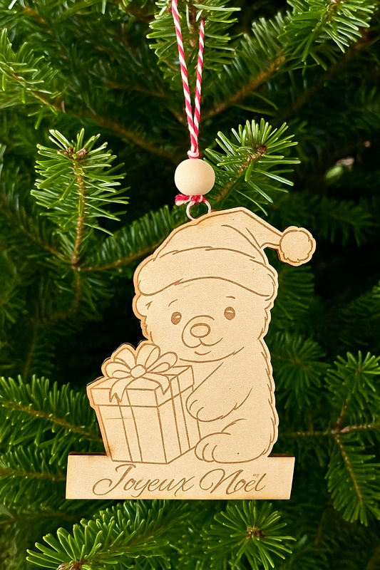 Décoration de Noël en bois