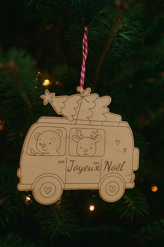 Décoration de Noël en bois