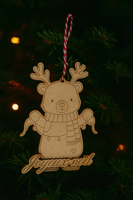 Décoration de noël en bois