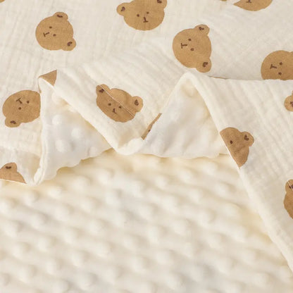 Couverture Ourson personnalisée – Douceur et confort pour bébé