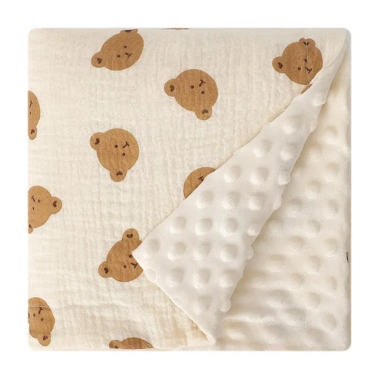 Couverture Ourson personnalisée – Douceur et confort pour bébé